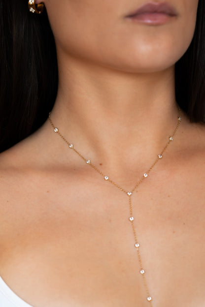 Diamond Dot Necklace