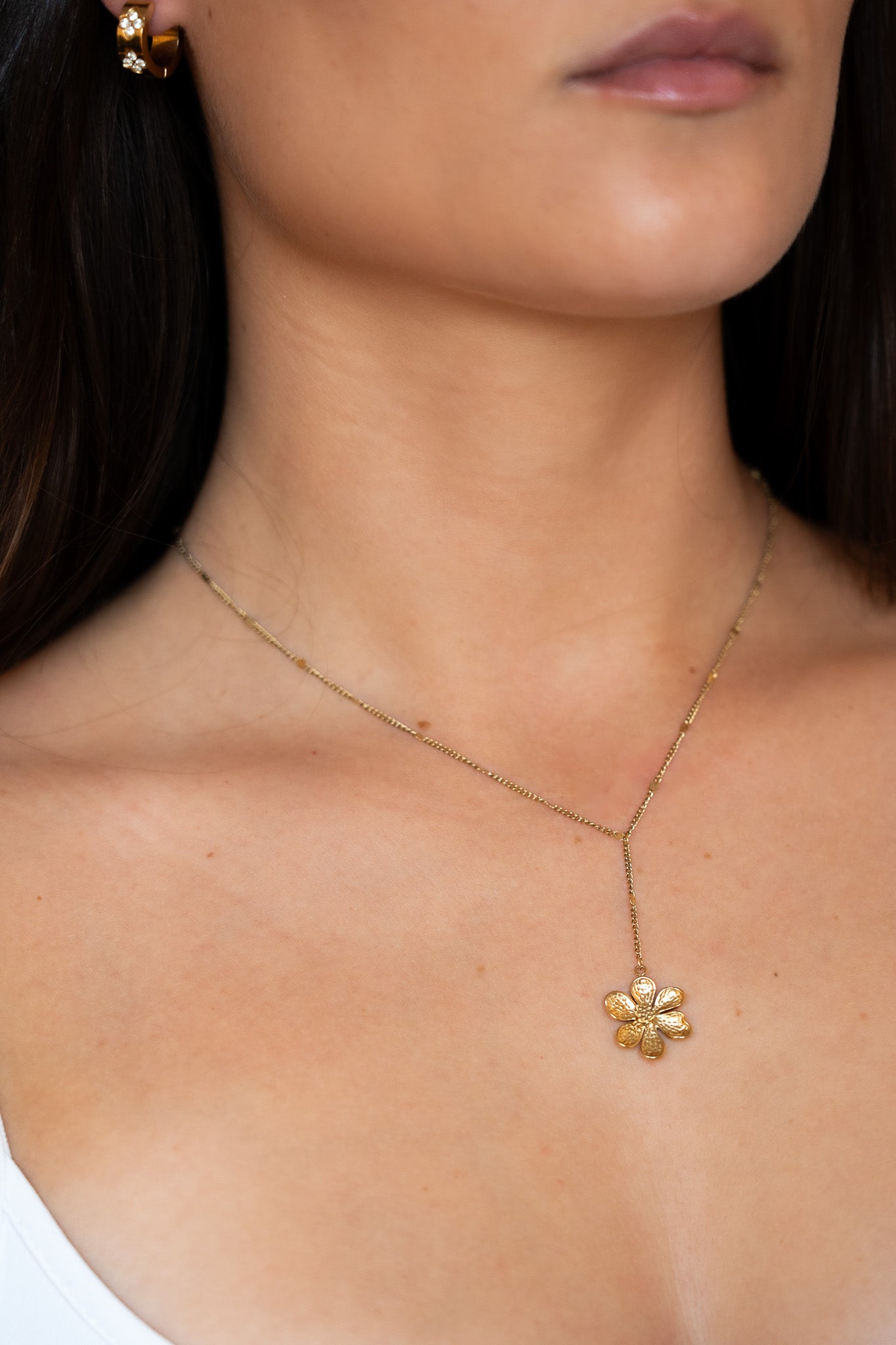 Golden Flower Necklace