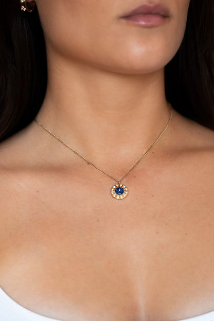 Blue Diamond Evil Eye