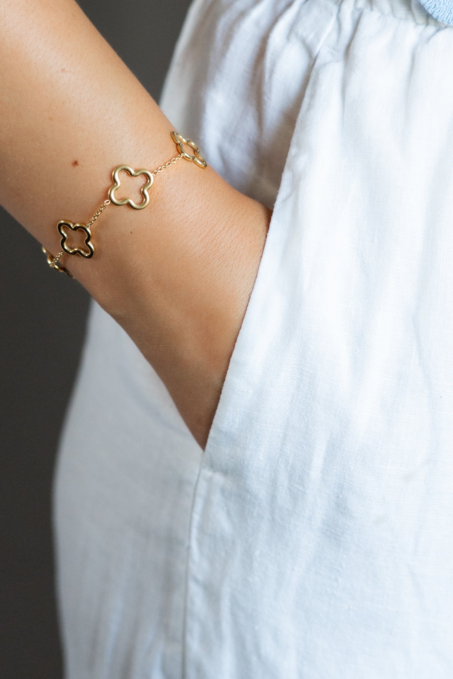 Golden Clover Bracelet