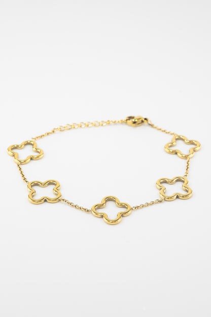 Golden Clover Bracelet