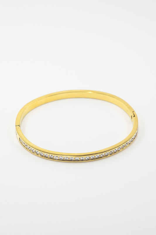 Golden Diamond Bangle