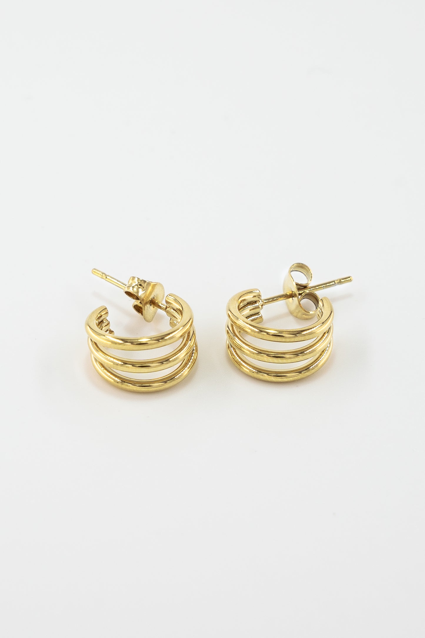 Mini Golden Trio Earrings