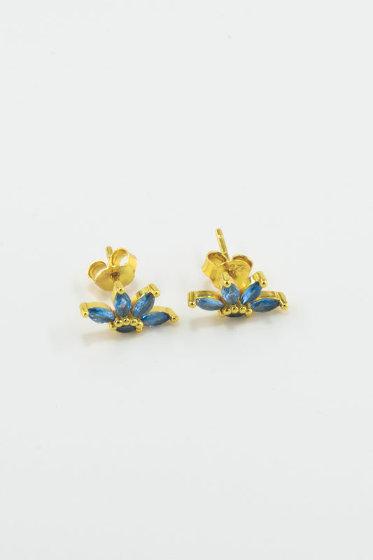 Crystal Blue Earrings