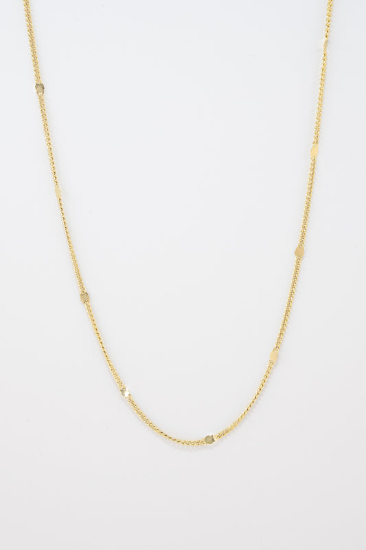 Golden Pattern Necklace