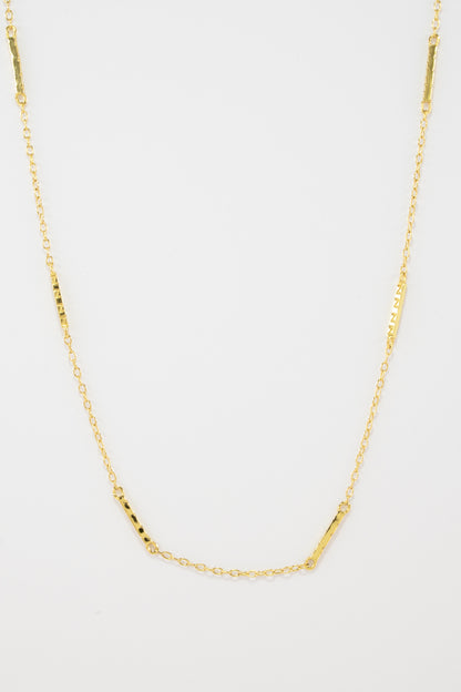 Golden Stripes Necklace