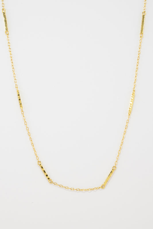 Golden Stripes Necklace