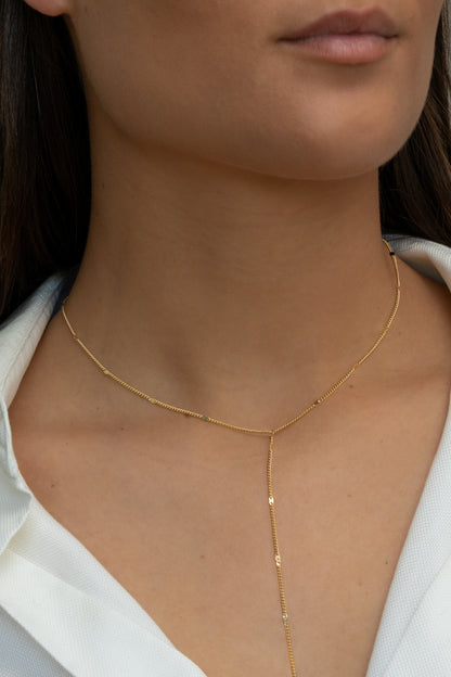 Golden Drop Necklace