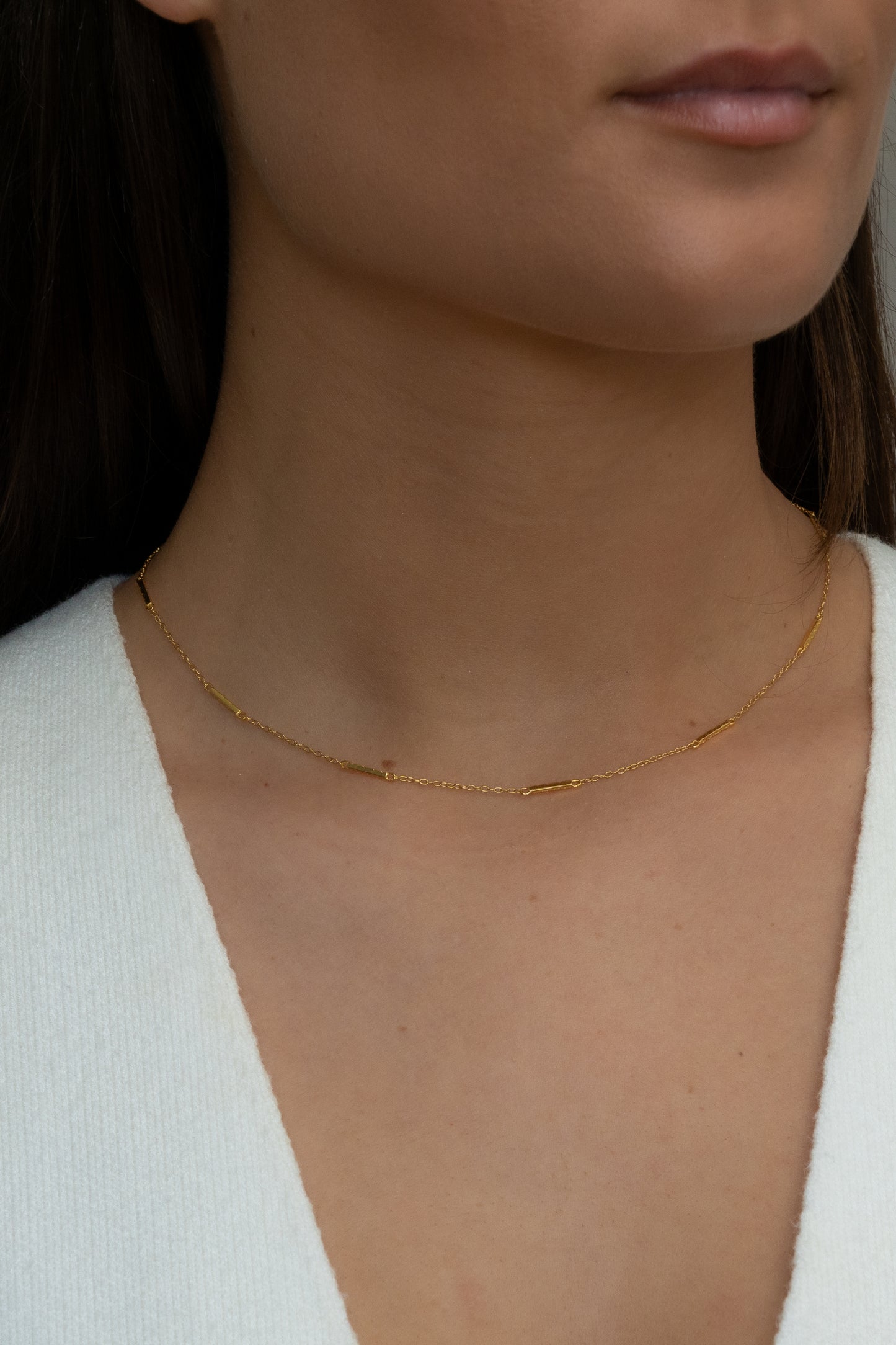 Golden Stripes Necklace