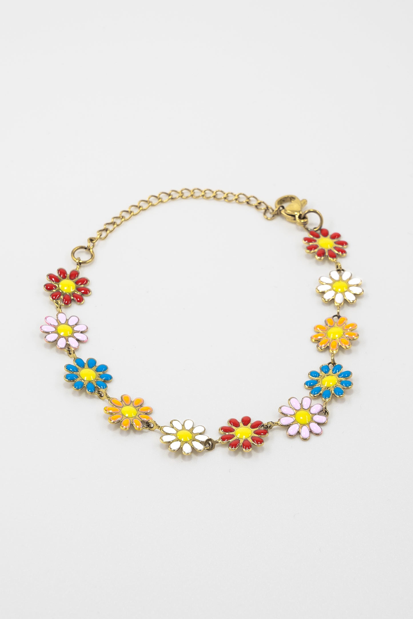 Colorful Flower Bracelet