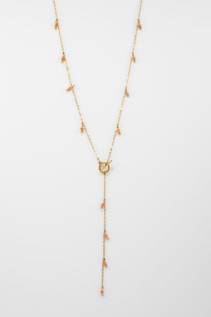 Orange Drop Necklace