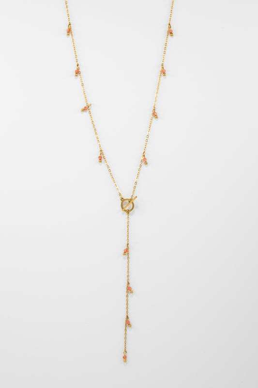 Orange Drop Necklace