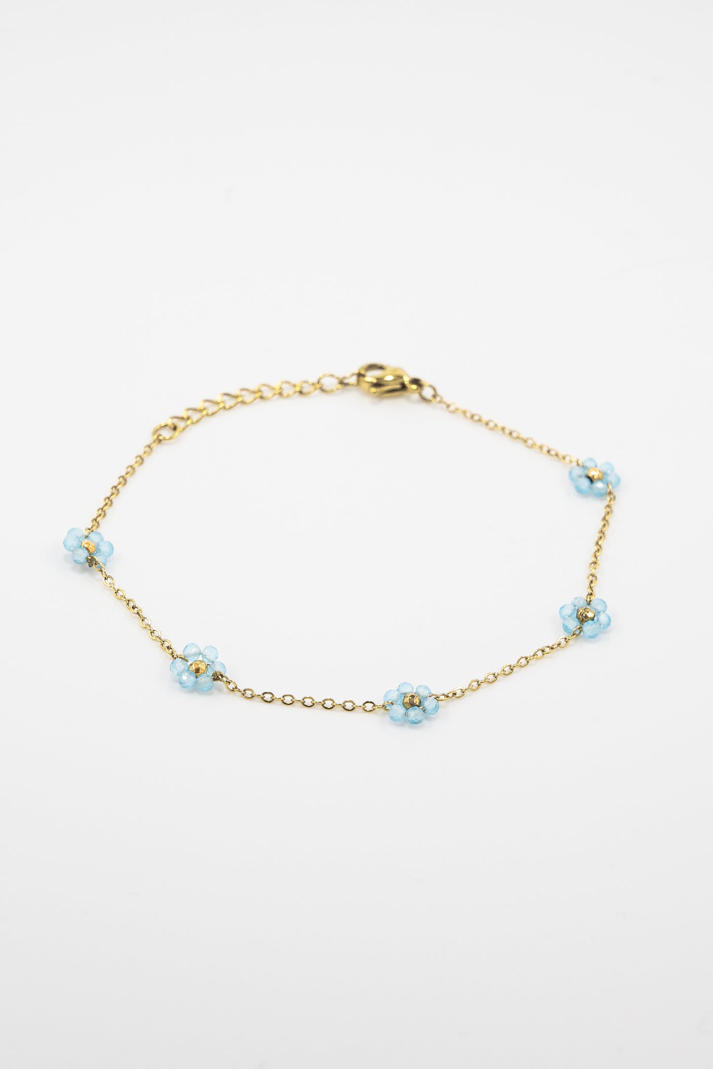 Blue Flower Bracelet