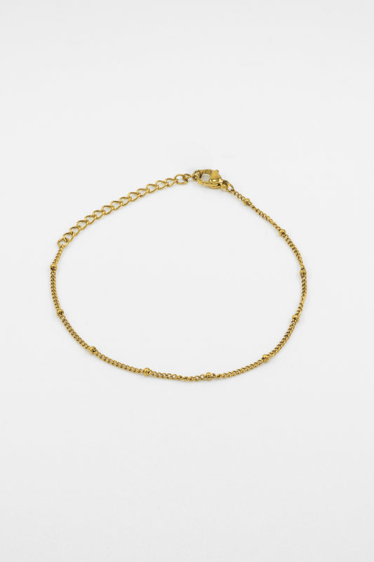 Golden Fine Dot Bracelet