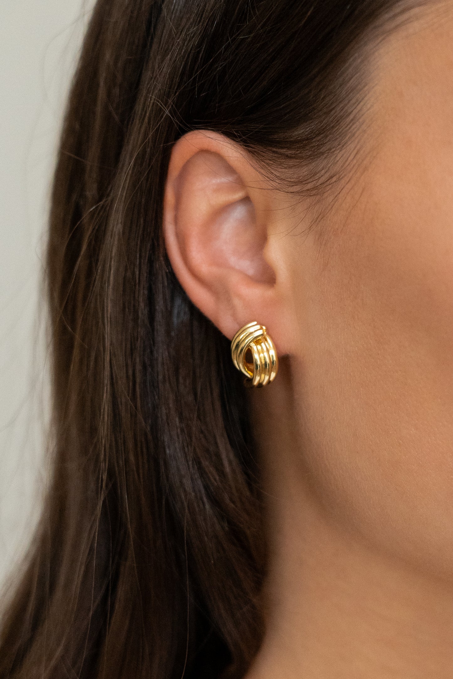 Golden Bow Earrings