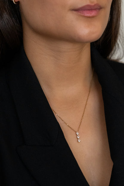 Diamond Drop Necklace